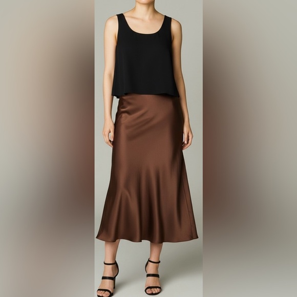 Jr Nites Tops - Vintage 90’s JR Nites Blousy Tank Womens Size Small/Medium Black Cropped